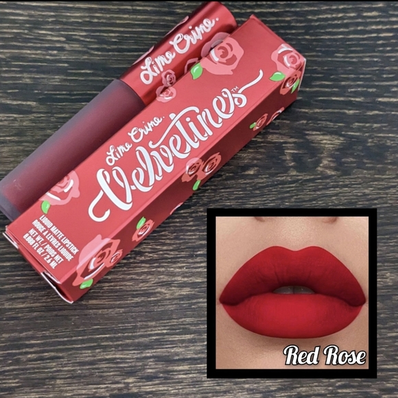 Lime Crime Other - RED ROSE | NEW Lime Crime Velvetines Liquid Lipstick True Red